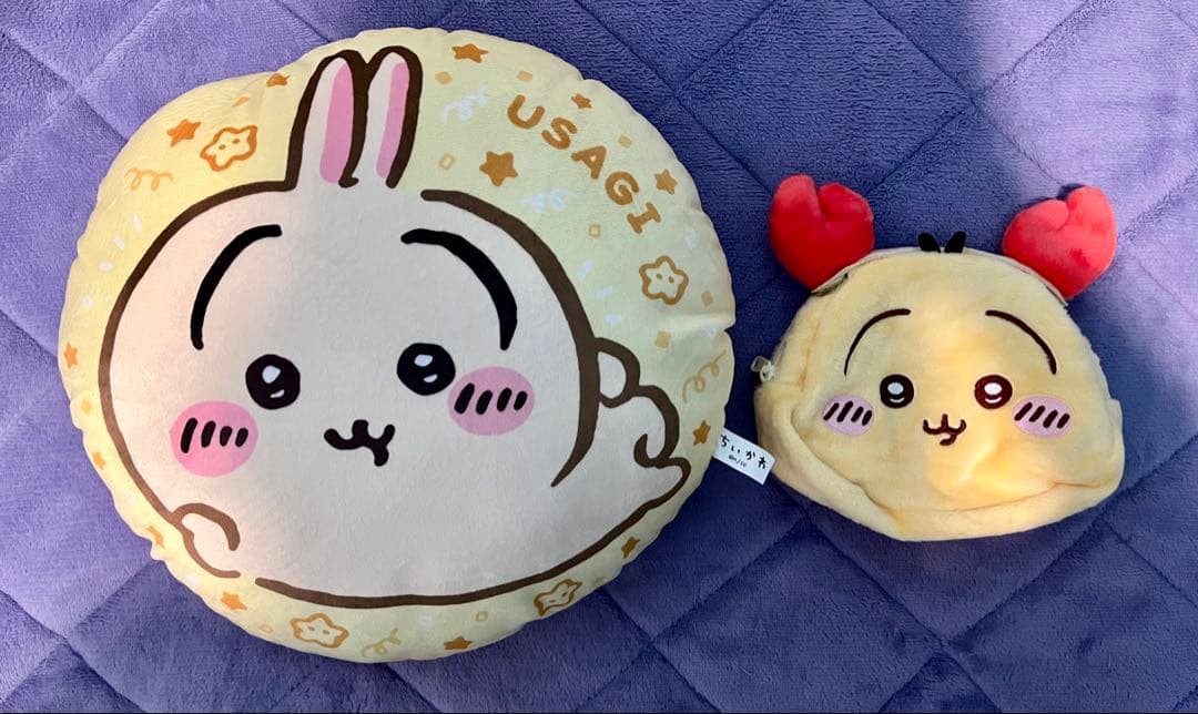 【新品未使用】ちいかわ　うさぎ　グッズまとめ売り　ぬいぐるみ　クッション　シール