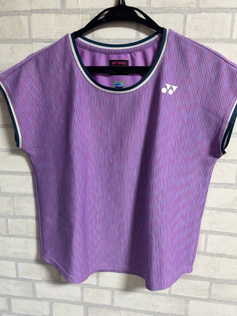 YONEX パープル Tシャツ スコート セット M