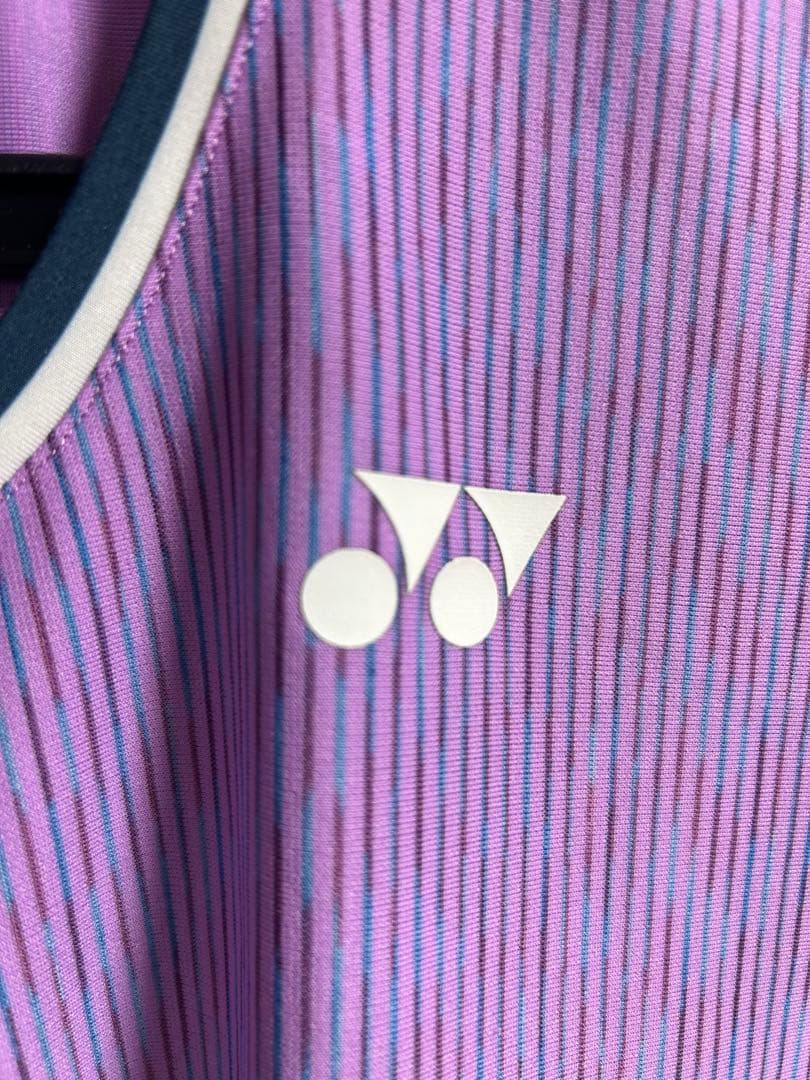 YONEX パープル Tシャツ スコート セット M