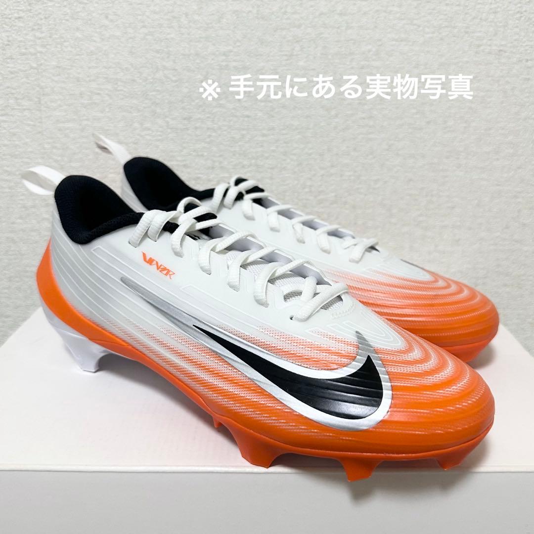 ナイキ 27 ヴェイパー スピード アメフト スパイク シューズ クリート 白o