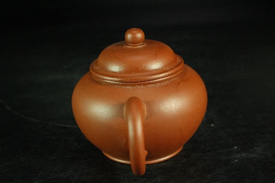 中国美術 煎茶 朱泥 茶器 急須 在印(K-YC692)