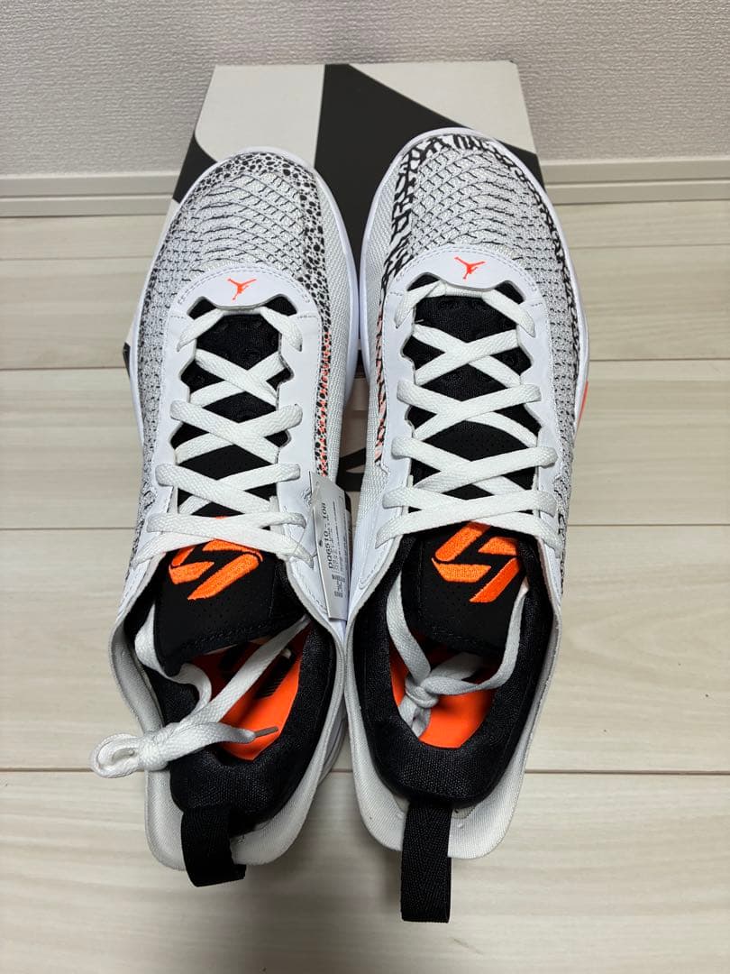 シューズ(男性用) Luka1 \"White/Black/Total Orange\" 28.5cm