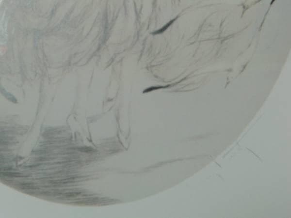 ルイ・イカール、「かもめ」、豪華限定版画集画・定価１０万円/額付