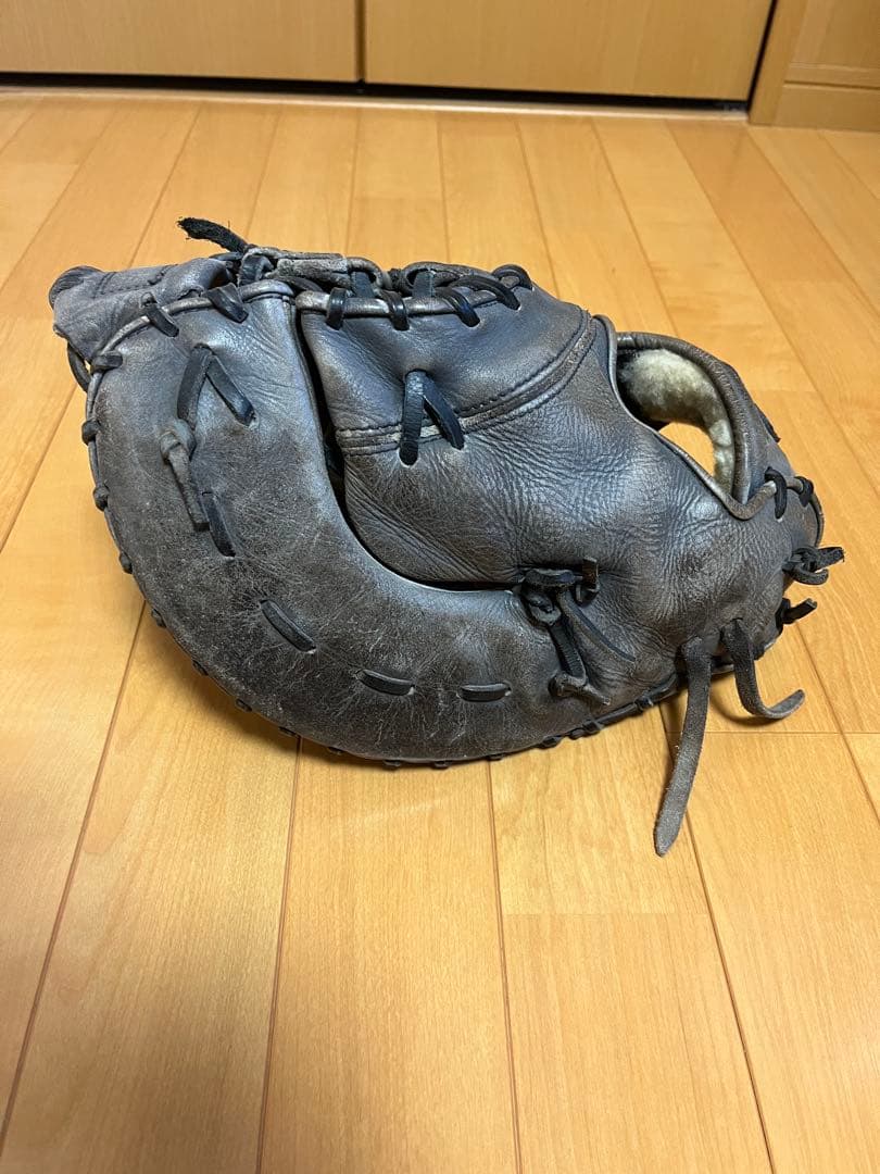 ハタケヤマ　硬式ファーストミット　グレー