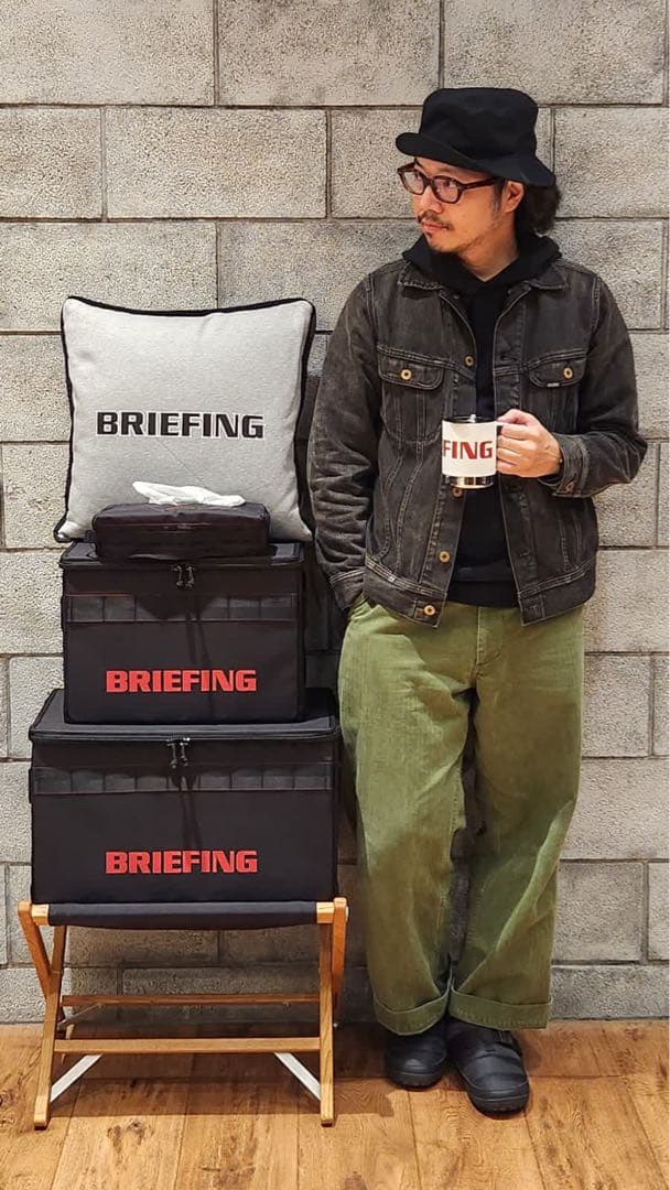 新品未使用　BRIEFING ブリーフィング　ティッシュケース　付属品セット