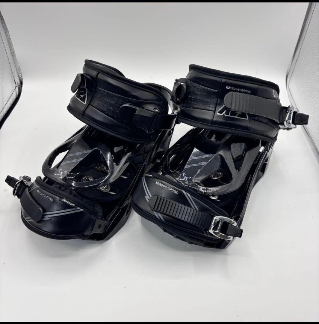 k2 Lサイズ ブラック スノーボード ビンディング 黒