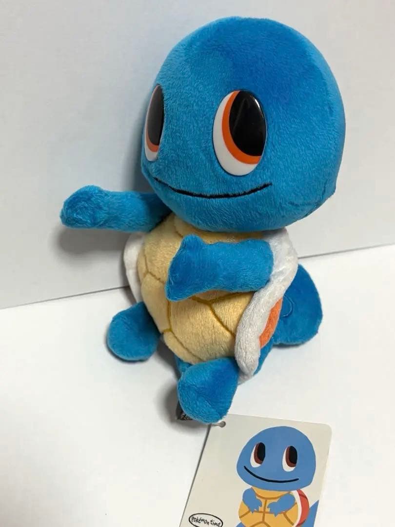 【タグ有】ポケモンセンター ピタっとゼニガメぬいぐるみ Pokemon time