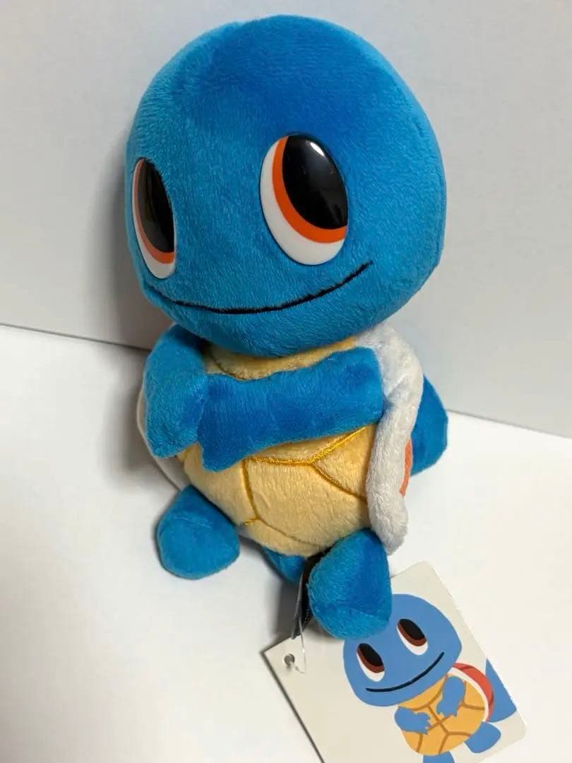 【タグ有】ポケモンセンター ピタっとゼニガメぬいぐるみ Pokemon time