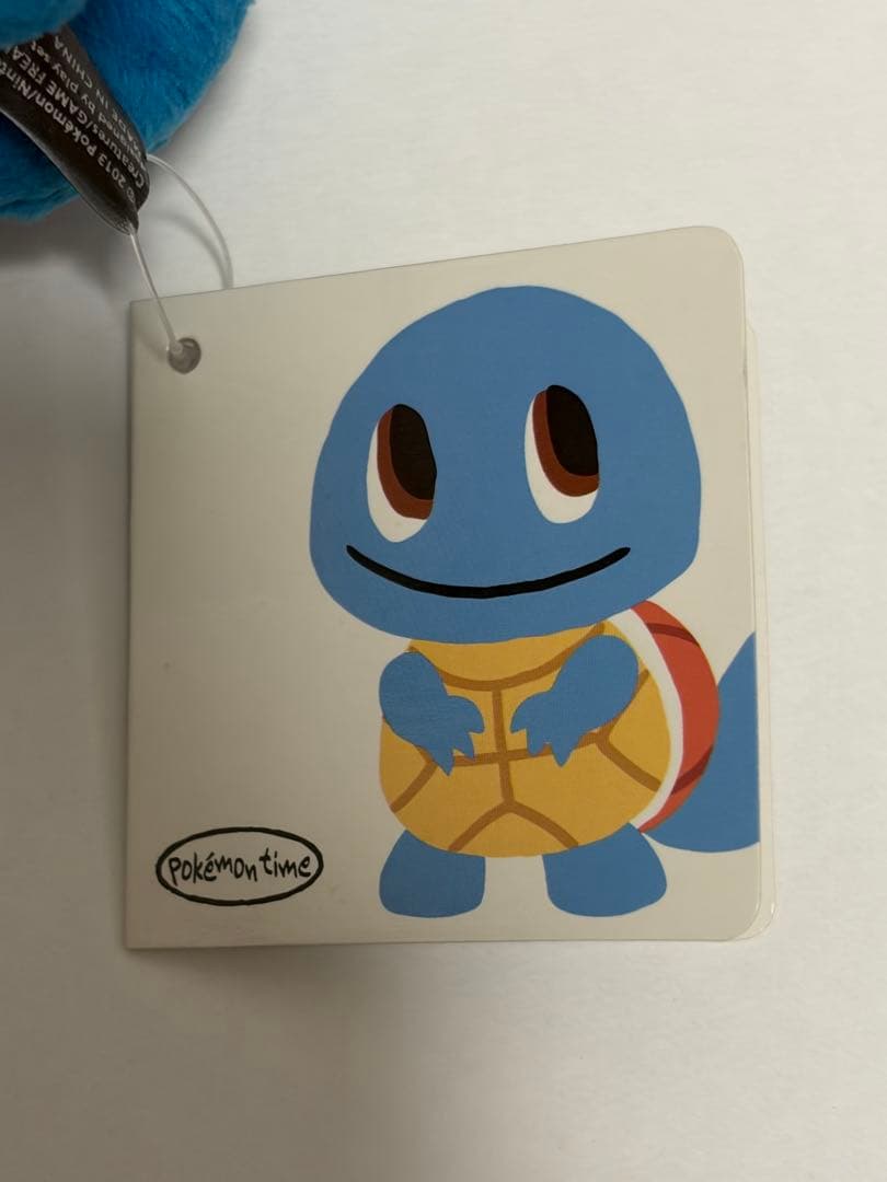 【タグ有】ポケモンセンター ピタっとゼニガメぬいぐるみ Pokemon time