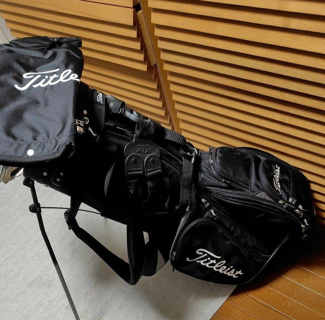 ゴルフクラブ14本セット（タイトリストキャディバック使用少）　ジャンク扱い