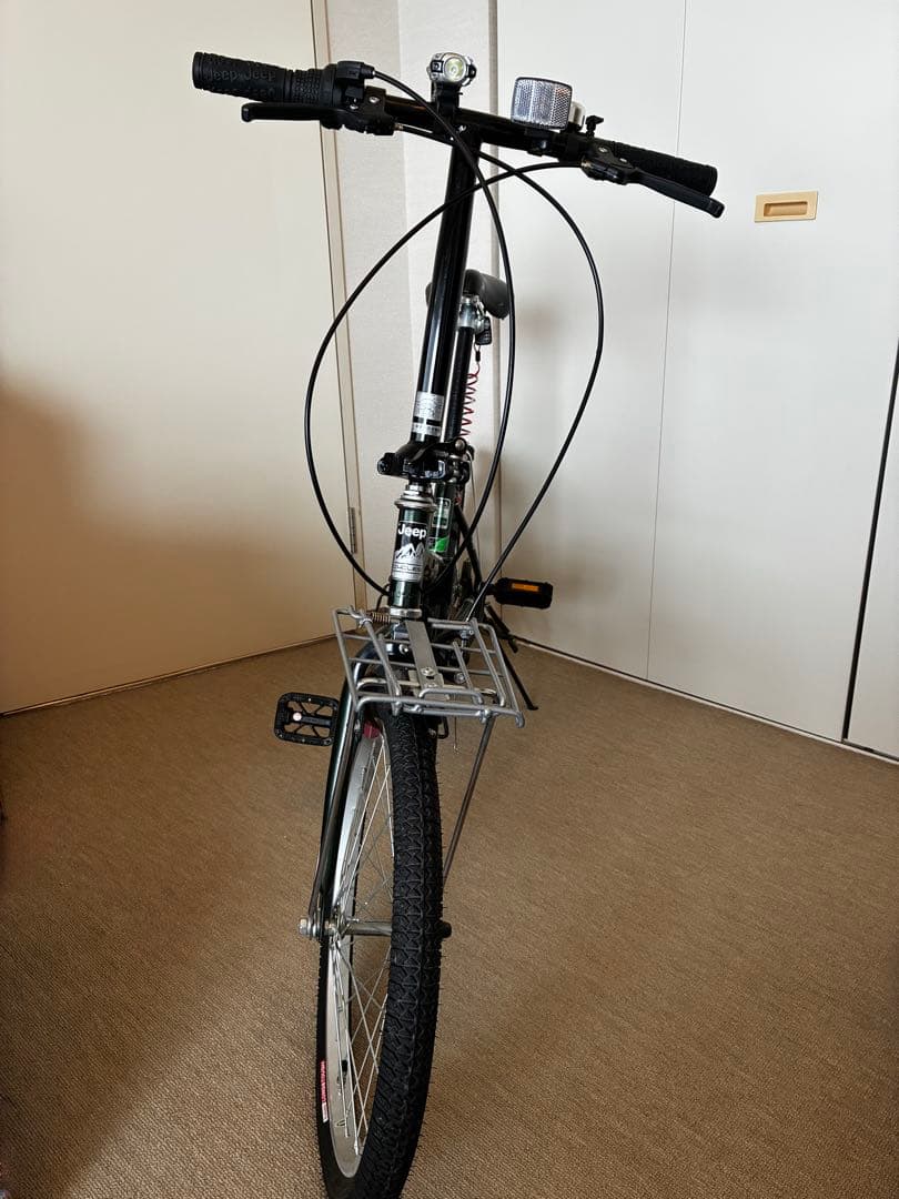 Jeep 折りたたみ自転車 ブラック