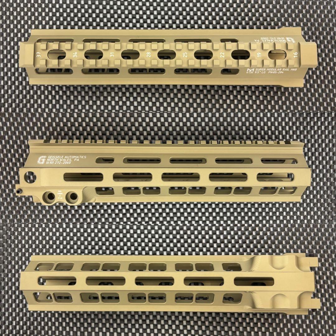 GEISSELE SMR MK8 タイプ 9.5インチ ハンドガード　タン