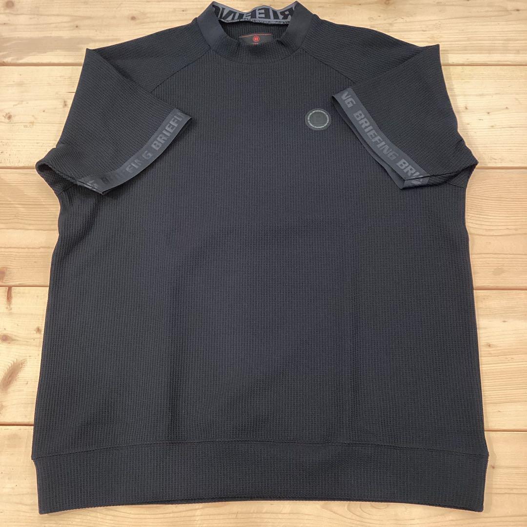 新品　BRIEFING 正規品　NECK LOGO HIGHNECK 黒　L