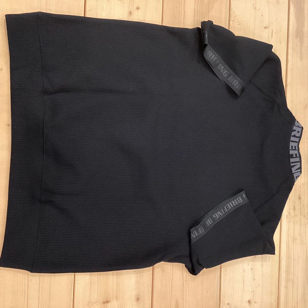 新品　BRIEFING 正規品　NECK LOGO HIGHNECK 黒　L
