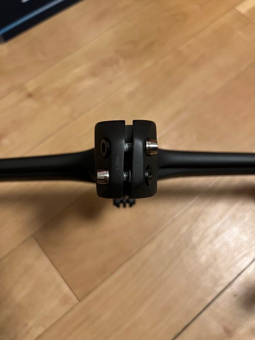 一体型カーボンハンドル 軽量 400mm 90mm -7°