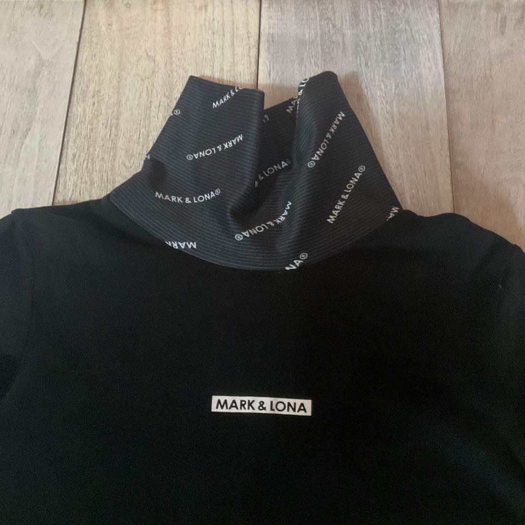 極美品MARK & LONA ブラックタートルネックシャツ40