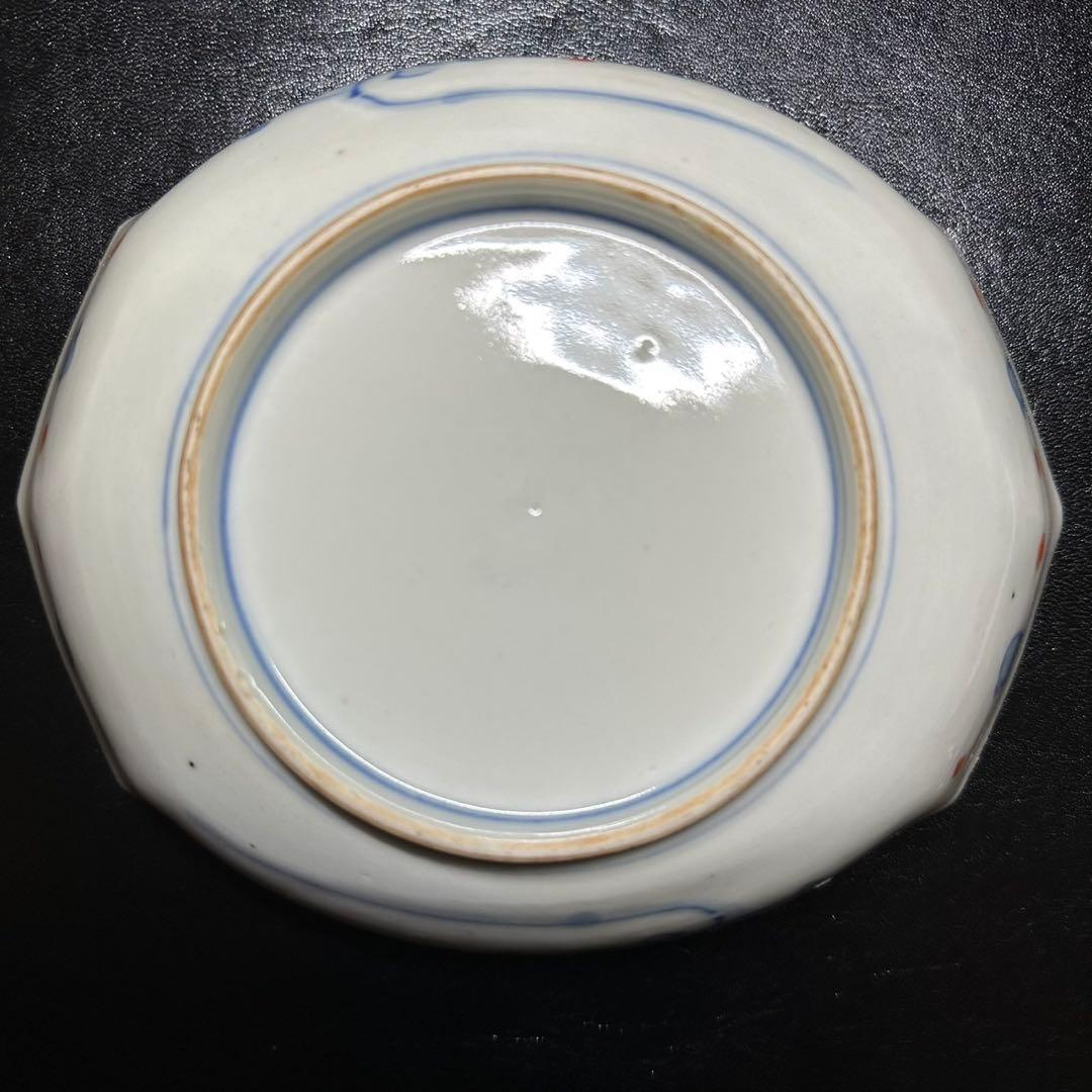 ★ 古伊万里 金彩 色絵 変形皿 5枚/食器！★管理200