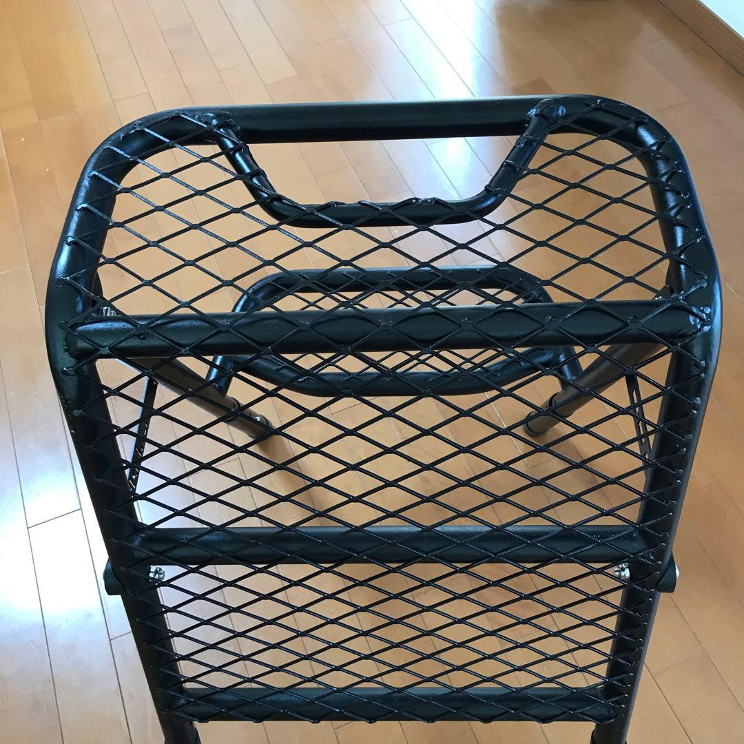 折りたたみステップスツール タイヤテーブル キャンプ用 usedです