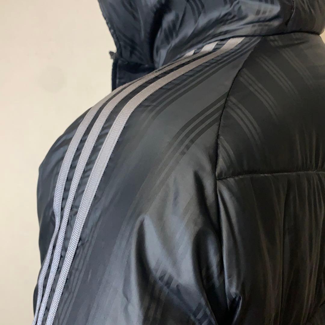 【美品】adidas ベンチコート　フード着脱不可　L（メンズM〜L相当）