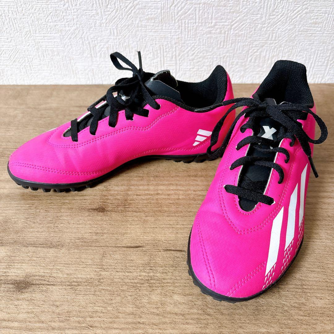 アディダス　adidas サッカースパイク ジュニア キッズ　ピンク　22cm