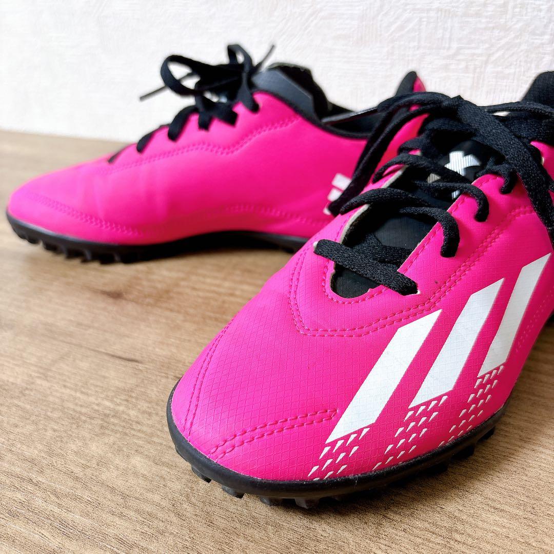 アディダス　adidas サッカースパイク ジュニア キッズ　ピンク　22cm