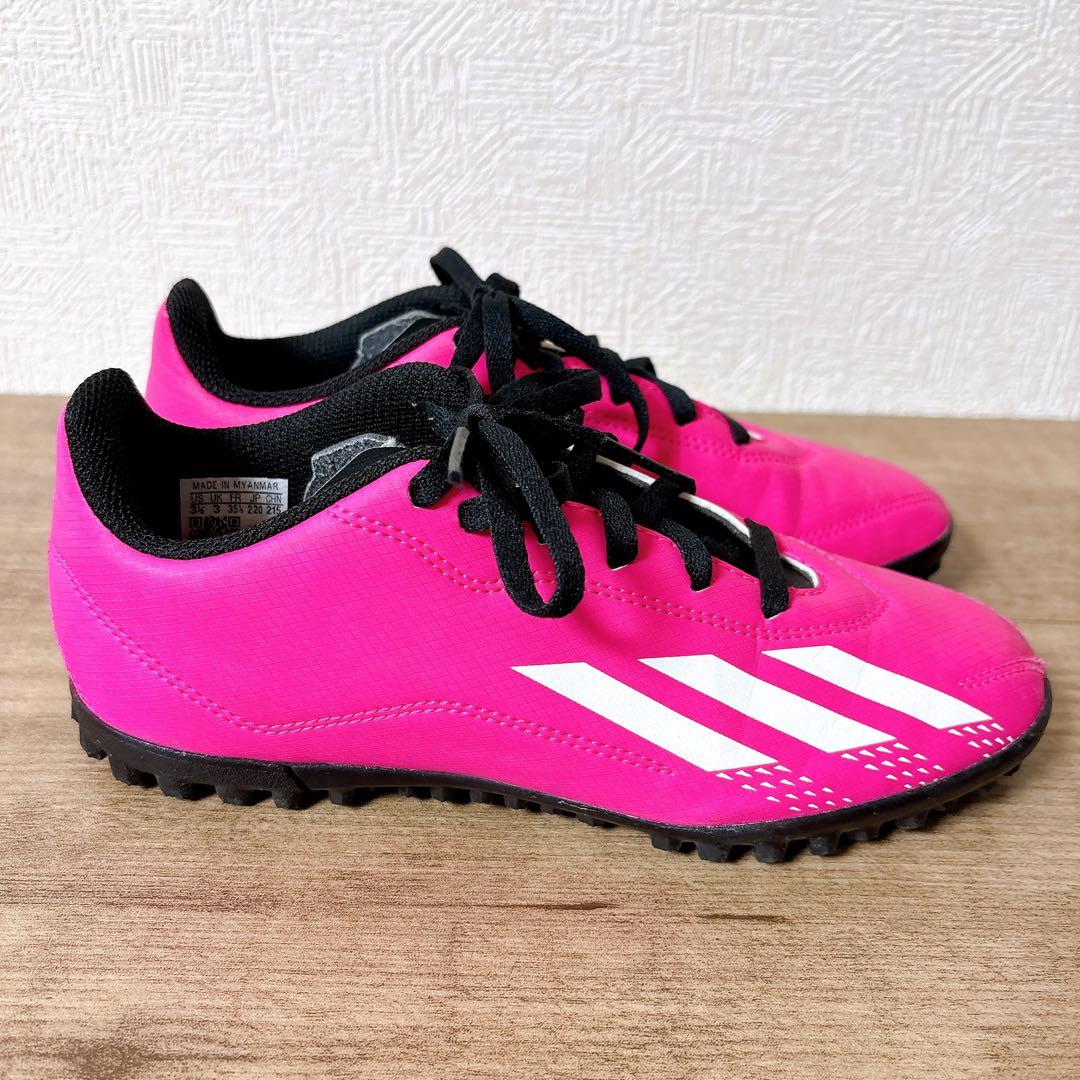 アディダス　adidas サッカースパイク ジュニア キッズ　ピンク　22cm