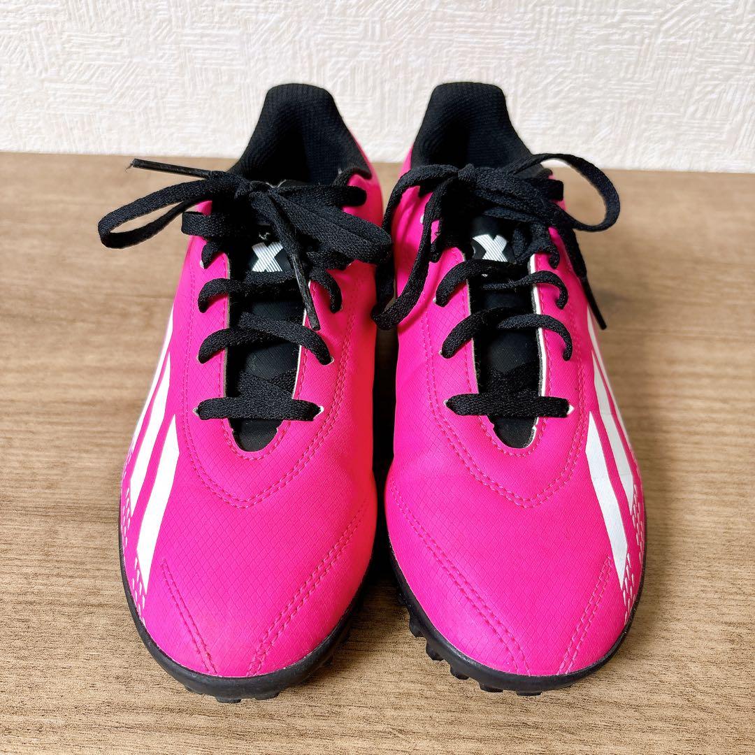 アディダス　adidas サッカースパイク ジュニア キッズ　ピンク　22cm