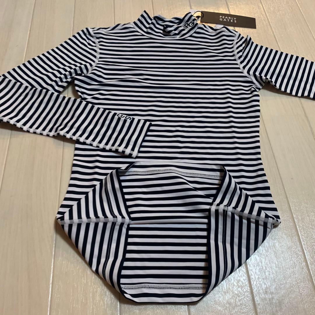 新品■14,300円【パーリーゲイツ】レディース 長袖タートルウェア 00/SS