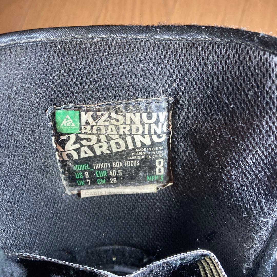 【SALE】K2 TRINITY FOCUS トリプルBOA スノーボードブーツ