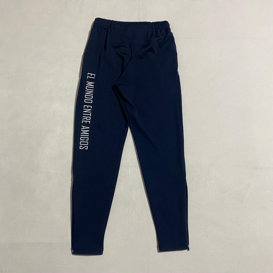 【美品】SVOLME スボルメ のびのびストレッチパンツ ネイビー S サッカー