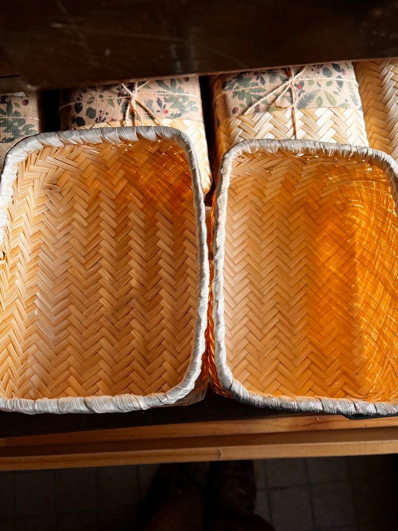 竹製弁当箱、小物入れセット10個セット