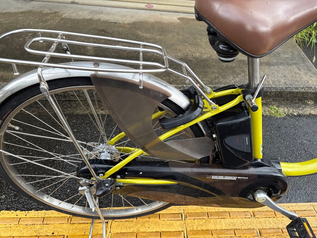 中古Panasonic電動アシスト自転車　13.2Ah4点灯　大阪　092番