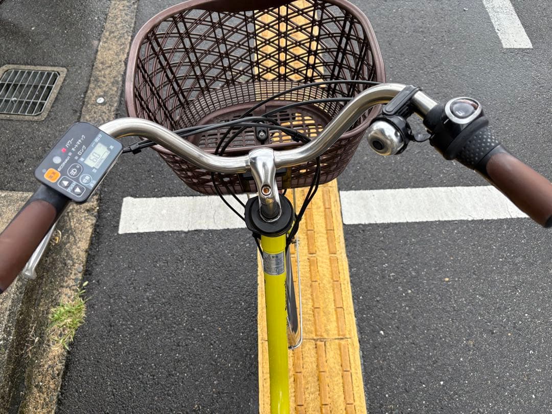 中古Panasonic電動アシスト自転車　13.2Ah4点灯　大阪　092番