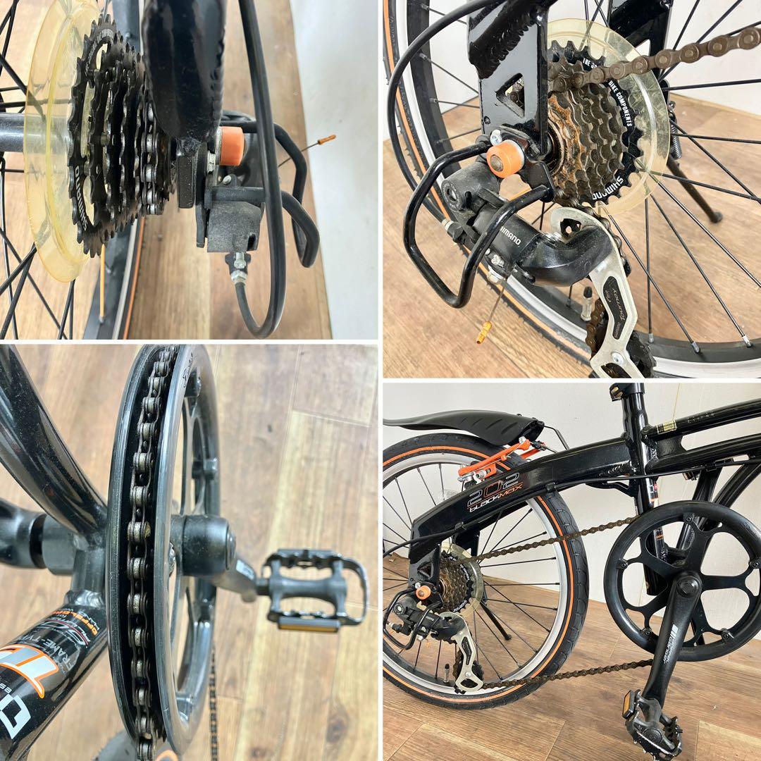 名古屋市 引き取り限定 ドッペルギャンガー 折りたたみ自転車 202 バッグ付き