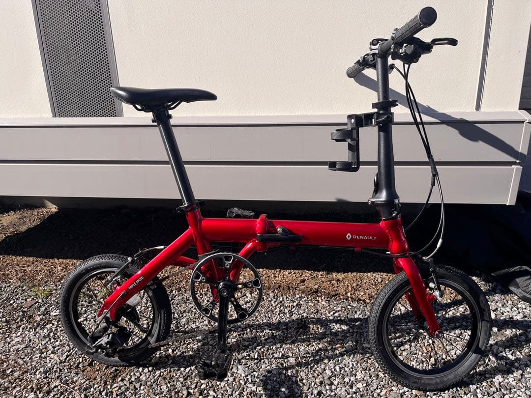 ルノー ウルトラライト7 ギア3段 折り畳み自転車 輪行バッグとチューブ付き