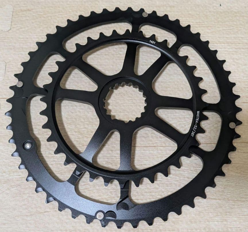 新品 HOLLOWGRAM 52/36T チェーンリング Cannondale