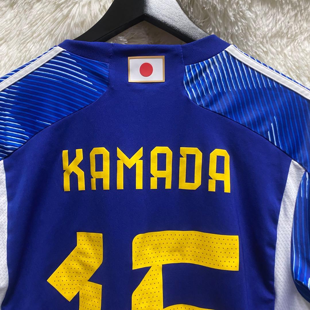 美品　正規品 2022 サッカー日本代表 ユニフォーム XLサイズ　鎌田大地