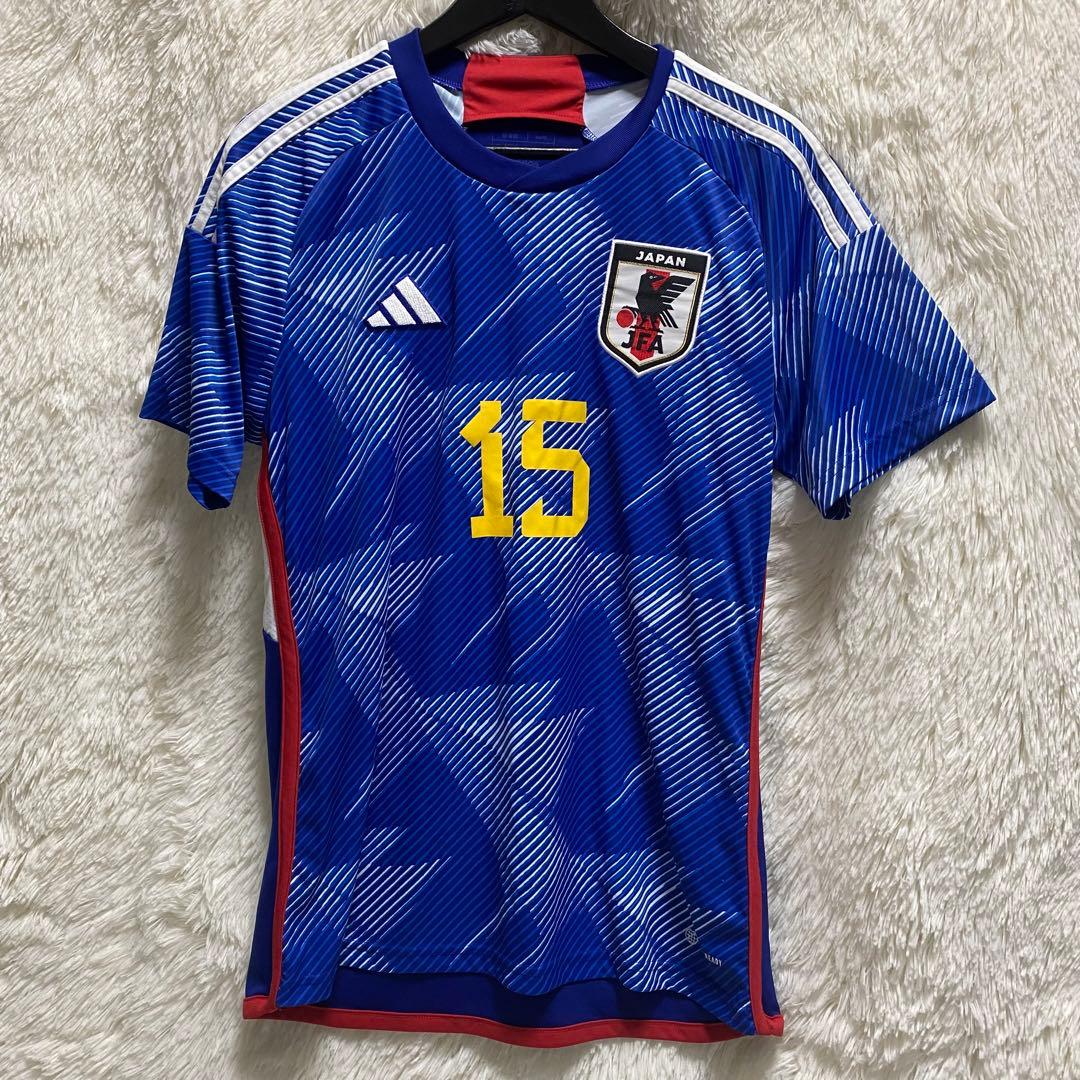 美品　正規品 2022 サッカー日本代表 ユニフォーム XLサイズ　鎌田大地