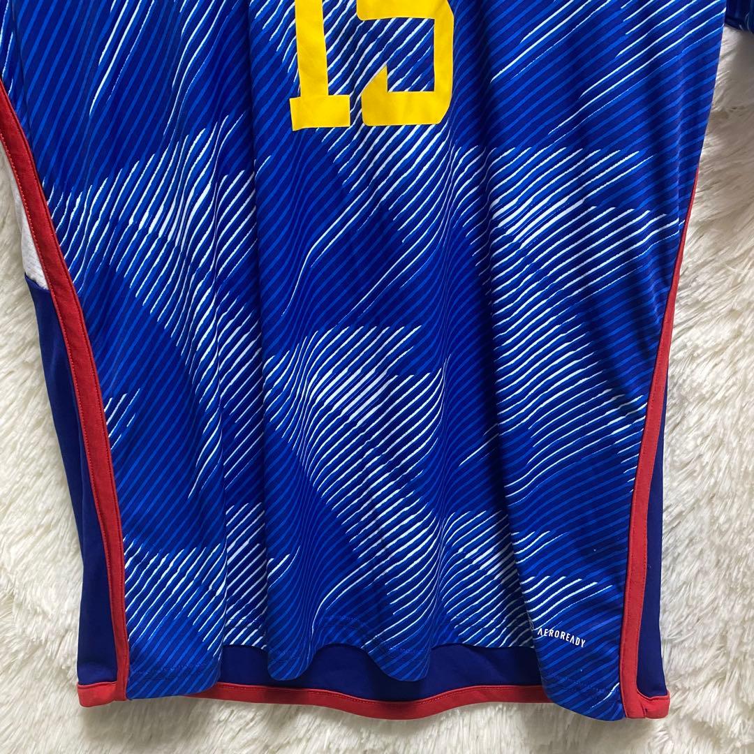 美品　正規品 2022 サッカー日本代表 ユニフォーム XLサイズ　鎌田大地