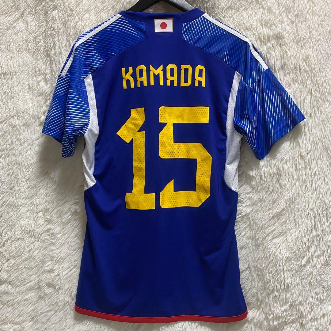 美品　正規品 2022 サッカー日本代表 ユニフォーム XLサイズ　鎌田大地