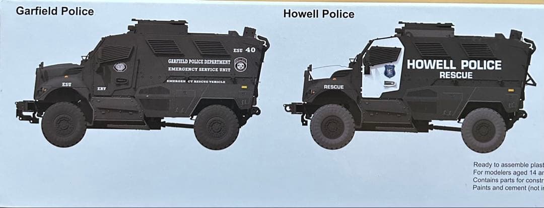 キネティック　1/35スケール　アメリカ合衆国 警察装甲輸送車