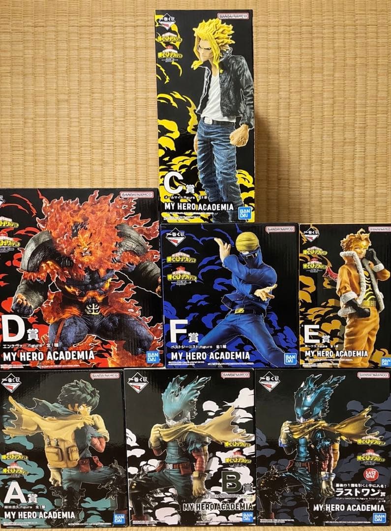 一番くじ　僕のヒーローアカデミア　意志　ヒロアカ　フィギュア　コンプリートセット