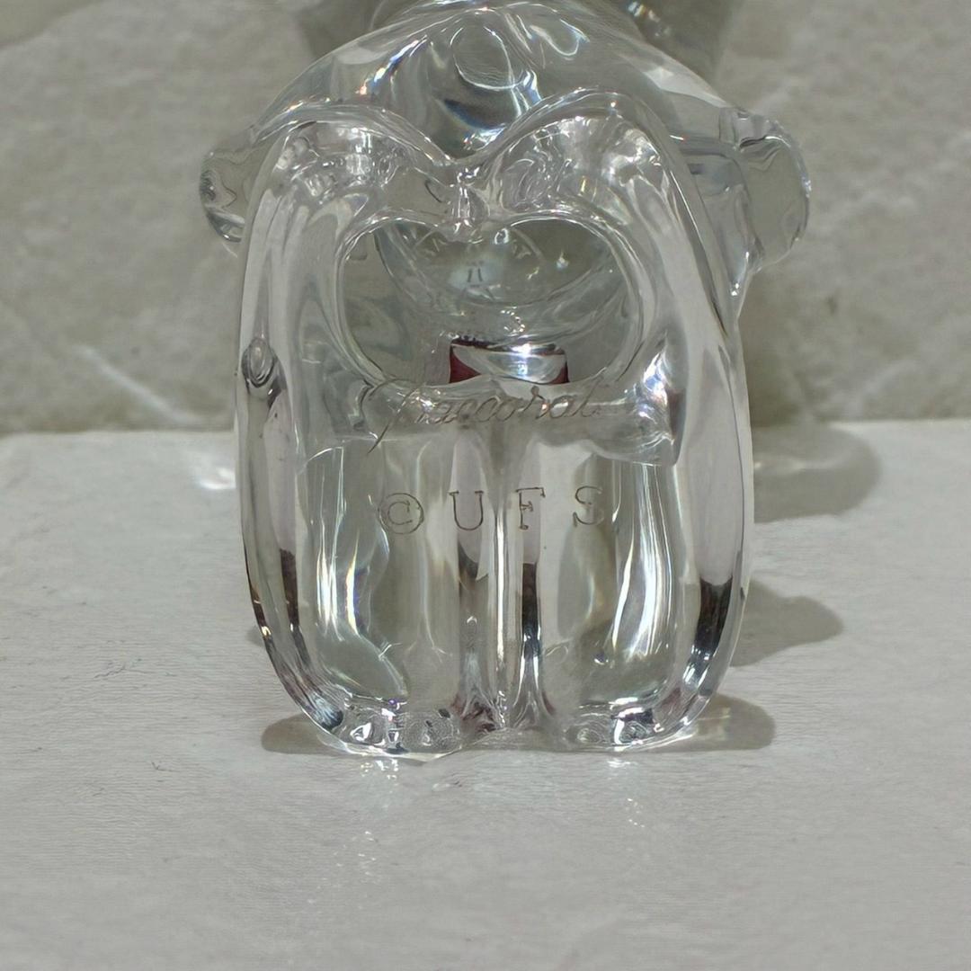 ♥【472】Baccarat バカラ スヌーピー オブジェ 置物　クリスタル