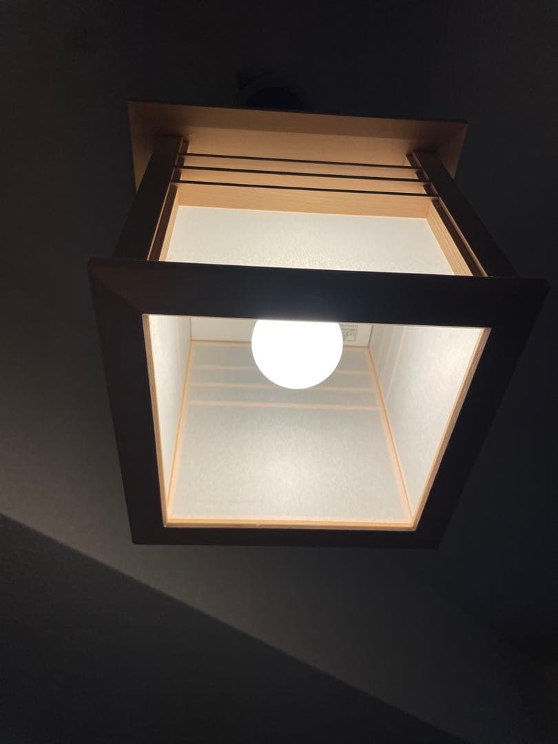 美品　panasonic　天井吊下型　LED　和風ペンダント　廊下