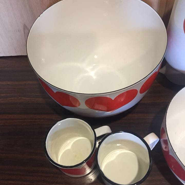 ビンテージ アラビア finel カイ フランク ハート セット