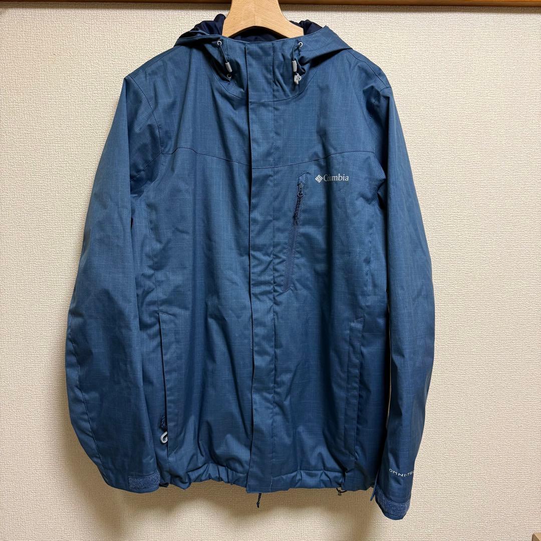 Columbia ウェアセット L オムニヒート 3WAY ブラック　ブルー
