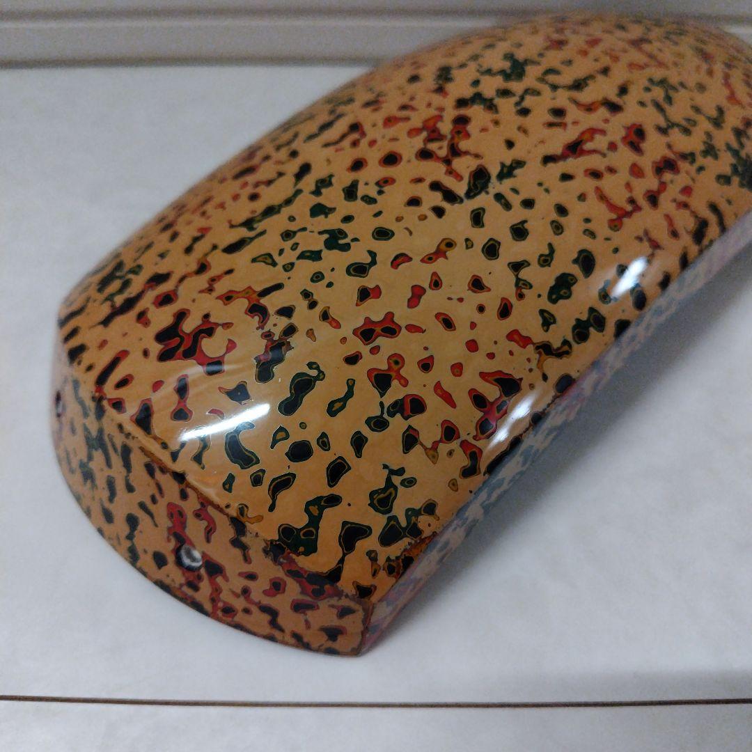 【新品】津軽三味線用　胴掛け　津軽塗　長さ約24cm　月形カバー付属　和楽器
