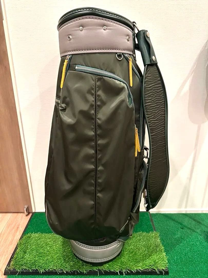 考英舎　キャディバッグ　ハンドメイド　高密度ツイルナイロン