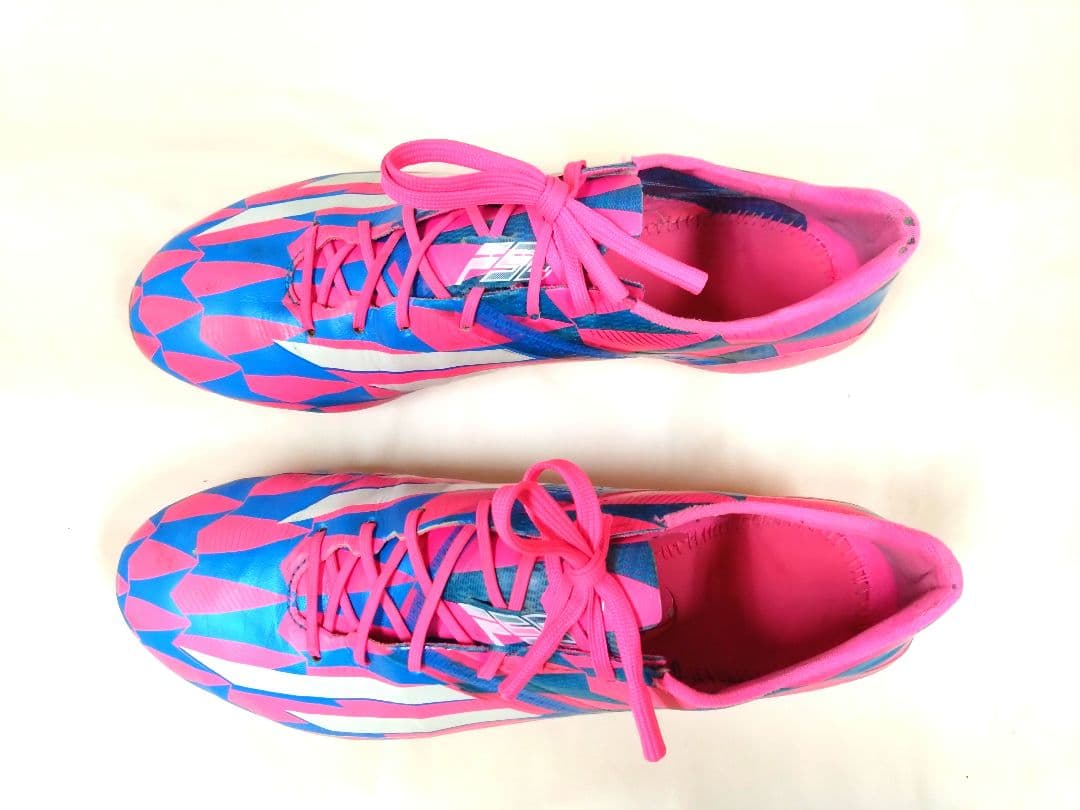 27.0 アディダス F50 adizero アディゼロ FG　ソーラーピンク