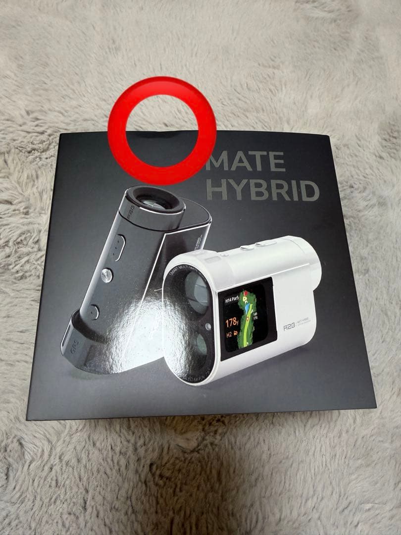 新品 R2G MATE HYBRID レーザー距離計測器 専用ケース付き グレー